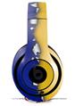 WraptorSkinz Skin Decal Wrap compatible with Beats Studio 2 and 3 Wired and Wireless Headphones Ripped Colors Blue Yellow Skin Only HEADPHONES NOT INCLUDED