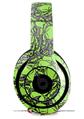 WraptorSkinz Skin Decal Wrap compatible with Beats Studio 2 and 3 Wired and Wireless Headphones Scattered Skulls Neon Green Skin Only HEADPHONES NOT INCLUDED