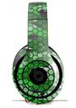 WraptorSkinz Skin Decal Wrap compatible with Beats Studio 2 and 3 Wired and Wireless Headphones HEX Mesh Camo 01 Green Bright Skin Only HEADPHONES NOT INCLUDED