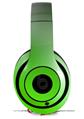 WraptorSkinz Skin Decal Wrap compatible with Beats Studio 2 and 3 Wired and Wireless Headphones Smooth Fades Green Black Skin Only HEADPHONES NOT INCLUDED