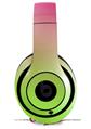 WraptorSkinz Skin Decal Wrap compatible with Beats Studio 2 and 3 Wired and Wireless Headphones Smooth Fades Neon Green Hot Pink Skin Only HEADPHONES NOT INCLUDED