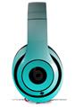 WraptorSkinz Skin Decal Wrap compatible with Beats Studio 2 and 3 Wired and Wireless Headphones Smooth Fades Neon Teal Black Skin Only HEADPHONES NOT INCLUDED