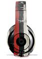 WraptorSkinz Skin Decal Wrap compatible with Beats Studio 2 and 3 Wired and Wireless Headphones Painted Faded and Cracked Red Line USA American Flag Skin Only HEADPHONES NOT INCLUDED