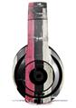 WraptorSkinz Skin Decal Wrap compatible with Beats Studio 2 and 3 Wired and Wireless Headphones Painted Faded and Cracked Pink Line USA American Flag Skin Only HEADPHONES NOT INCLUDED