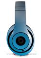 WraptorSkinz Skin Decal Wrap compatible with Beats Studio 2 and 3 Wired and Wireless Headphones Smooth Fades Neon Blue Black Skin Only HEADPHONES NOT INCLUDED