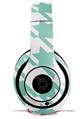 WraptorSkinz Skin Decal Wrap compatible with Beats Studio 2 and 3 Wired and Wireless Headphones Houndstooth Seafoam Green Skin Only HEADPHONES NOT INCLUDED