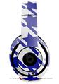 WraptorSkinz Skin Decal Wrap compatible with Beats Studio 2 and 3 Wired and Wireless Headphones Houndstooth Royal Blue Skin Only HEADPHONES NOT INCLUDED