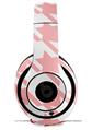WraptorSkinz Skin Decal Wrap compatible with Beats Studio 2 and 3 Wired and Wireless Headphones Houndstooth Pink Skin Only HEADPHONES NOT INCLUDED