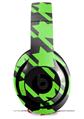 WraptorSkinz Skin Decal Wrap compatible with Beats Studio 2 and 3 Wired and Wireless Headphones Houndstooth Neon Lime Green on Black Skin Only HEADPHONES NOT INCLUDED