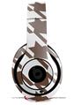 WraptorSkinz Skin Decal Wrap compatible with Beats Studio 2 and 3 Wired and Wireless Headphones Houndstooth Chocolate Brown Skin Only HEADPHONES NOT INCLUDED