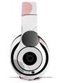 WraptorSkinz Skin Decal Wrap compatible with Beats Studio 2 and 3 Wired and Wireless Headphones Lots of Dots Pink on White Skin Only HEADPHONES NOT INCLUDED