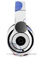 WraptorSkinz Skin Decal Wrap compatible with Beats Studio 2 and 3 Wired and Wireless Headphones Lots of Dots Blue on White Skin Only HEADPHONES NOT INCLUDED