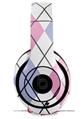WraptorSkinz Skin Decal Wrap compatible with Beats Studio 2 and 3 Wired and Wireless Headphones Argyle Pink and Blue Skin Only HEADPHONES NOT INCLUDED