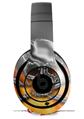 WraptorSkinz Skin Decal Wrap compatible with Beats Studio 2 and 3 Wired and Wireless Headphones Chrome Skull on Fire Skin Only HEADPHONES NOT INCLUDED