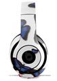 WraptorSkinz Skin Decal Wrap compatible with Beats Studio 2 and 3 Wired and Wireless Headphones Butterflies Blue Skin Only HEADPHONES NOT INCLUDED