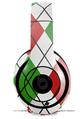 WraptorSkinz Skin Decal Wrap compatible with Beats Studio 2 and 3 Wired and Wireless Headphones Argyle Red and Green Skin Only HEADPHONES NOT INCLUDED