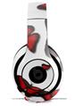 WraptorSkinz Skin Decal Wrap compatible with Beats Studio 2 and 3 Wired and Wireless Headphones Butterflies Red Skin Only HEADPHONES NOT INCLUDED