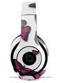 WraptorSkinz Skin Decal Wrap compatible with Beats Studio 2 and 3 Wired and Wireless Headphones Butterflies Purple Skin Only HEADPHONES NOT INCLUDED
