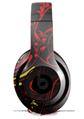 WraptorSkinz Skin Decal Wrap compatible with Beats Studio 2 and 3 Wired and Wireless Headphones Twisted Garden Red and Yellow Skin Only HEADPHONES NOT INCLUDED