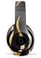 WraptorSkinz Skin Decal Wrap compatible with Beats Studio 2 and 3 Wired and Wireless Headphones Metal Flames Yellow Skin Only HEADPHONES NOT INCLUDED