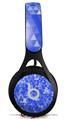 WraptorSkinz Skin Decal Wrap compatible with Beats EP Headphones Triangle Mosaic Blue Skin Only HEADPHONES NOT INCLUDED