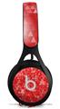 WraptorSkinz Skin Decal Wrap compatible with Beats EP Headphones Triangle Mosaic Red Skin Only HEADPHONES NOT INCLUDED