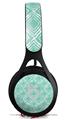 WraptorSkinz Skin Decal Wrap compatible with Beats EP Headphones Wavey Seafoam Green Skin Only HEADPHONES NOT INCLUDED