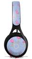 WraptorSkinz Skin Decal Wrap compatible with Beats EP Headphones Flamingos on Blue Skin Only HEADPHONES NOT INCLUDED
