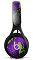 WraptorSkinz Skin Decal Wrap compatible with Beats EP Headphones Halftone Splatter Green Purple Skin Only HEADPHONES NOT INCLUDED