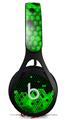 WraptorSkinz Skin Decal Wrap compatible with Beats EP Headphones HEX Green Skin Only HEADPHONES NOT INCLUDED