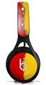 WraptorSkinz Skin Decal Wrap compatible with Beats EP Headphones Ripped Colors Red Yellow Skin Only HEADPHONES NOT INCLUDED