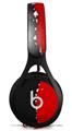 WraptorSkinz Skin Decal Wrap compatible with Beats EP Headphones Ripped Colors Black Red Skin Only HEADPHONES NOT INCLUDED