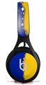 WraptorSkinz Skin Decal Wrap compatible with Beats EP Headphones Ripped Colors Blue Yellow Skin Only HEADPHONES NOT INCLUDED