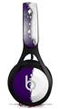 WraptorSkinz Skin Decal Wrap compatible with Beats EP Headphones Ripped Colors Purple White Skin Only HEADPHONES NOT INCLUDED