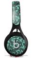 WraptorSkinz Skin Decal Wrap compatible with Beats EP Headphones Scattered Skulls Seafoam Green Skin Only HEADPHONES NOT INCLUDED