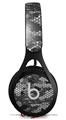 WraptorSkinz Skin Decal Wrap compatible with Beats EP Headphones HEX Mesh Camo 01 Gray Skin Only HEADPHONES NOT INCLUDED