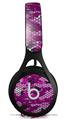 WraptorSkinz Skin Decal Wrap compatible with Beats EP Headphones HEX Mesh Camo 01 Pink Skin Only HEADPHONES NOT INCLUDED