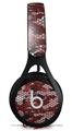 WraptorSkinz Skin Decal Wrap compatible with Beats EP Headphones HEX Mesh Camo 01 Red Skin Only HEADPHONES NOT INCLUDED