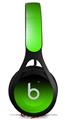 WraptorSkinz Skin Decal Wrap compatible with Beats EP Headphones Smooth Fades Green Black Skin Only HEADPHONES NOT INCLUDED
