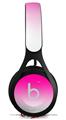 WraptorSkinz Skin Decal Wrap compatible with Beats EP Headphones Smooth Fades White Hot Pink Skin Only HEADPHONES NOT INCLUDED