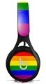 WraptorSkinz Skin Decal Wrap compatible with Beats EP Headphones Rainbow Stripes Skin Only HEADPHONES NOT INCLUDED