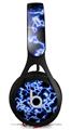 WraptorSkinz Skin Decal Wrap compatible with Beats EP Headphones Electrify Blue Skin Only HEADPHONES NOT INCLUDED