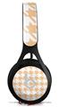 WraptorSkinz Skin Decal Wrap compatible with Beats EP Headphones Houndstooth Peach Skin Only HEADPHONES NOT INCLUDED