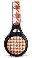 WraptorSkinz Skin Decal Wrap compatible with Beats EP Headphones Houndstooth Burnt Orange Skin Only HEADPHONES NOT INCLUDED