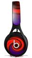 WraptorSkinz Skin Decal Wrap compatible with Beats EP Headphones Alecias Swirl 01 Red Skin Only HEADPHONES NOT INCLUDED