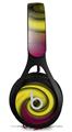WraptorSkinz Skin Decal Wrap compatible with Beats EP Headphones Alecias Swirl 01 Yellow Skin Only HEADPHONES NOT INCLUDED