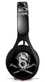 WraptorSkinz Skin Decal Wrap compatible with Beats EP Headphones Chrome Skull on Black Skin Only HEADPHONES NOT INCLUDED