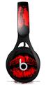 WraptorSkinz Skin Decal Wrap compatible with Beats EP Headphones Big Kiss Lips Red on Black Skin Only HEADPHONES NOT INCLUDED