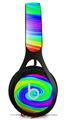 WraptorSkinz Skin Decal Wrap compatible with Beats EP Headphones Rainbow Swirl Skin Only HEADPHONES NOT INCLUDED