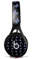 WraptorSkinz Skin Decal Wrap compatible with Beats EP Headphones Pastel Butterflies Blue on Black Skin Only HEADPHONES NOT INCLUDED